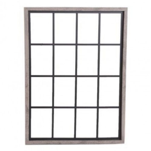 Small simple black and grey window mirror