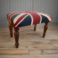 Union Jack Footstool W 50 cm