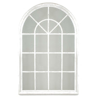 Small White Window Mirror 88 cm